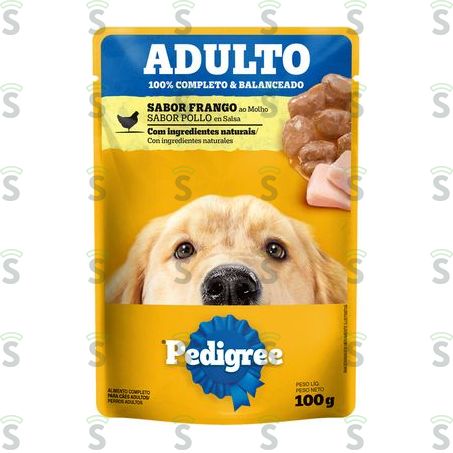  Ração Úmida Para Cães Adultos Pedigree Frango 100g