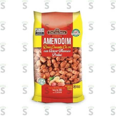  Amendoim Doce Dacolônia Crocante Cri-cri Pacote 140g