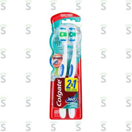  Escova Dental Colgate 360º Original 2un