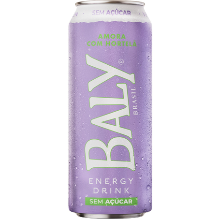 Energético Baly Sem Açúcar Amora com Hortelã 473ml