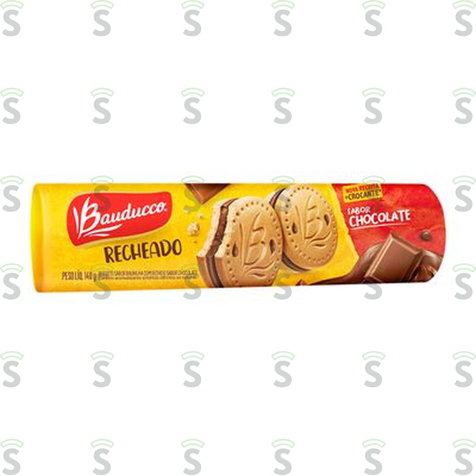 Biscoito Doce Recheado Bauducco Choco Pacote 140G