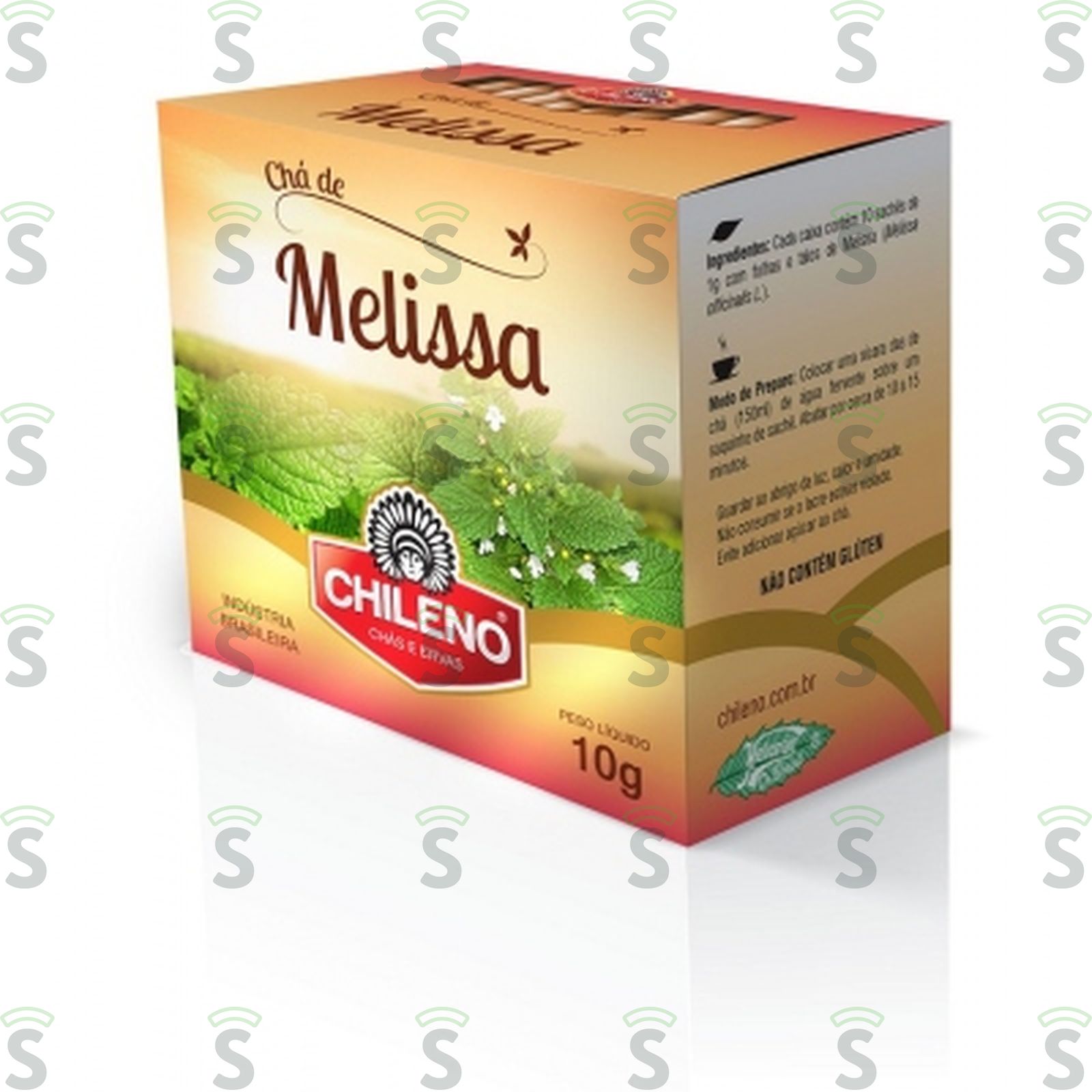 Chá de Melissa Chileno Caixa com 10un - 10gr