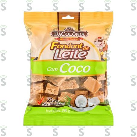  Dacolonia-fondant Leite Com Coco 160g