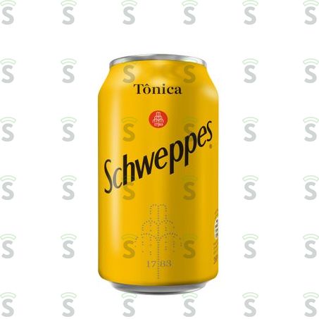  Água Tônica de Quinino Schweppes Lata 350ml