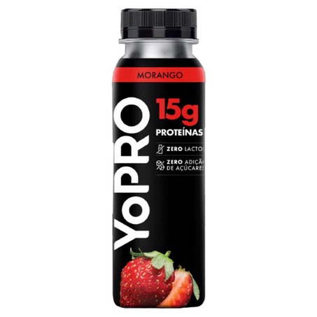 Iogurte Yopro 250g - 15g de Proteína - Morango