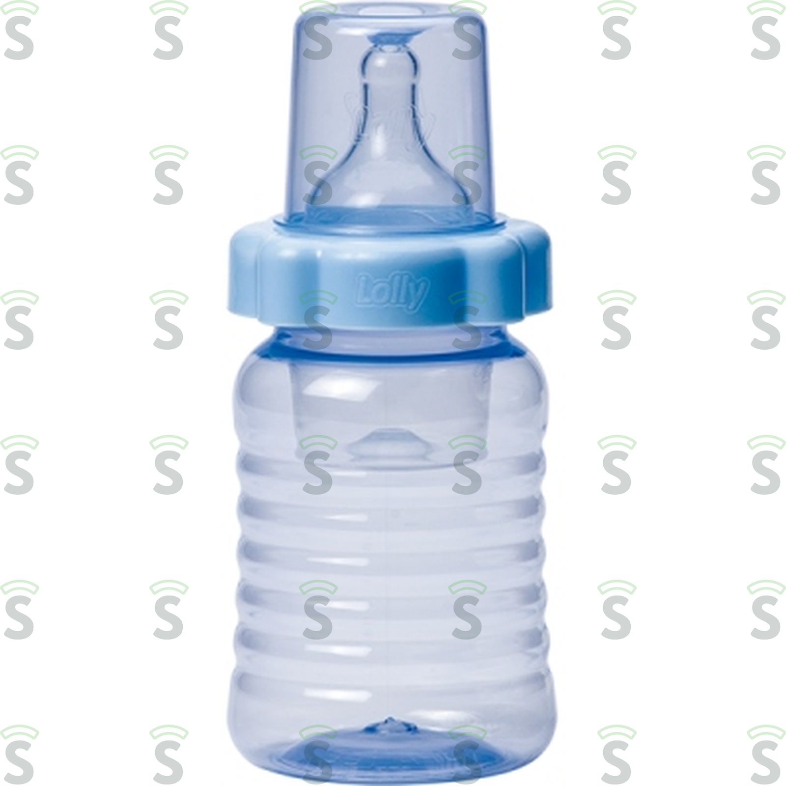 Mamadeira Lolly Big Azul Clean Silicone 250ML
