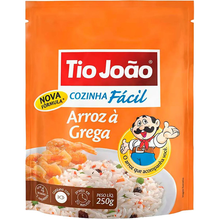 Arroz à Grega Tio João 250g - Cozinha Fácil