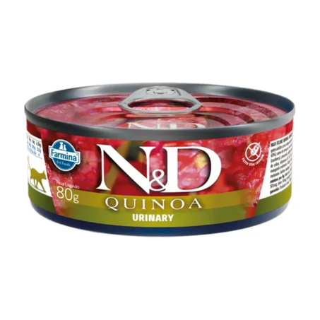 Ração Úmida N&D Quinoa Gatos Adultos Urinary 80 g