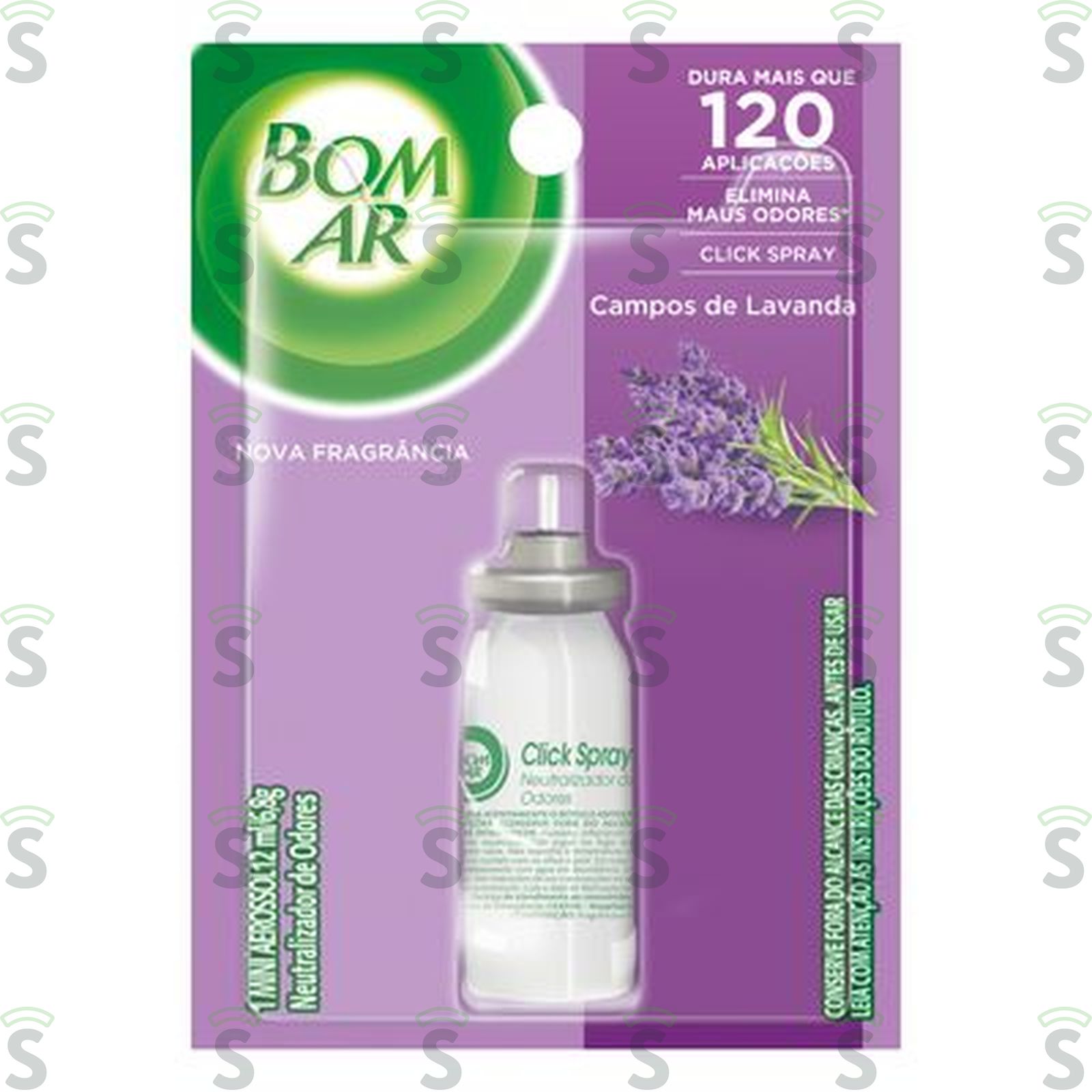 Bom ar-click spray refil 12ml lavanda