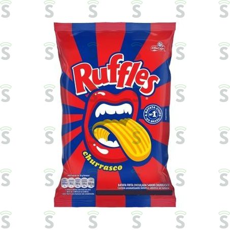  Elma Chips-ruffles 68g Churrasco