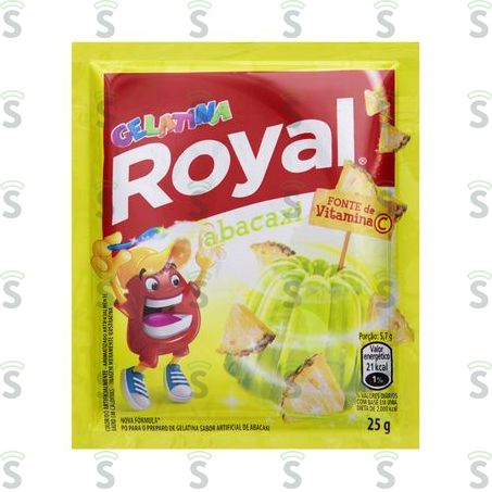  Gelatina Royal Abacaxi Sachê 25g