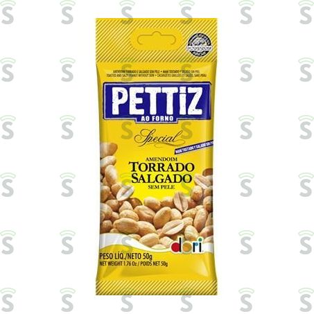  Amendoim Pettiz 50g Torrado e Salgado