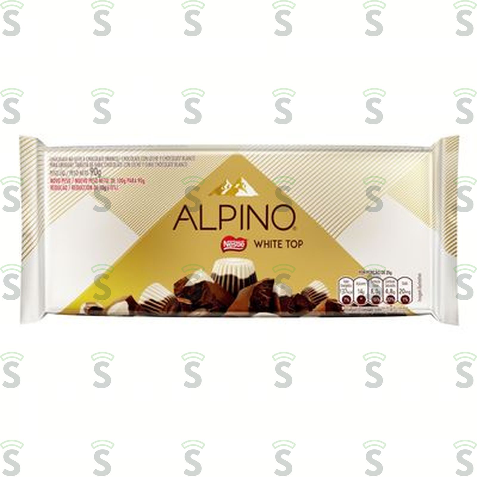 Chocolate White Top Nestlé Alpino 90G