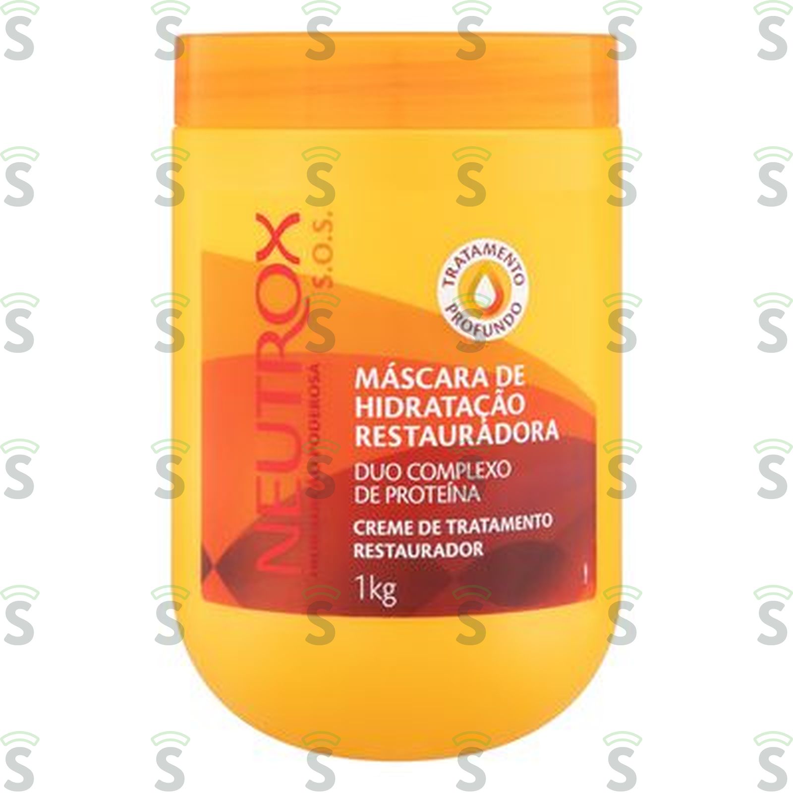 Máscara de Hidratação Neutrox 2 em 1 S.O.S. Cachos Pote 1kg