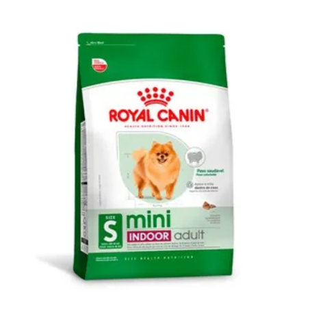 Ração Royal Canin Mini Indoor Adult para Cães Adultos de Porte Pequeno 2,5Kg