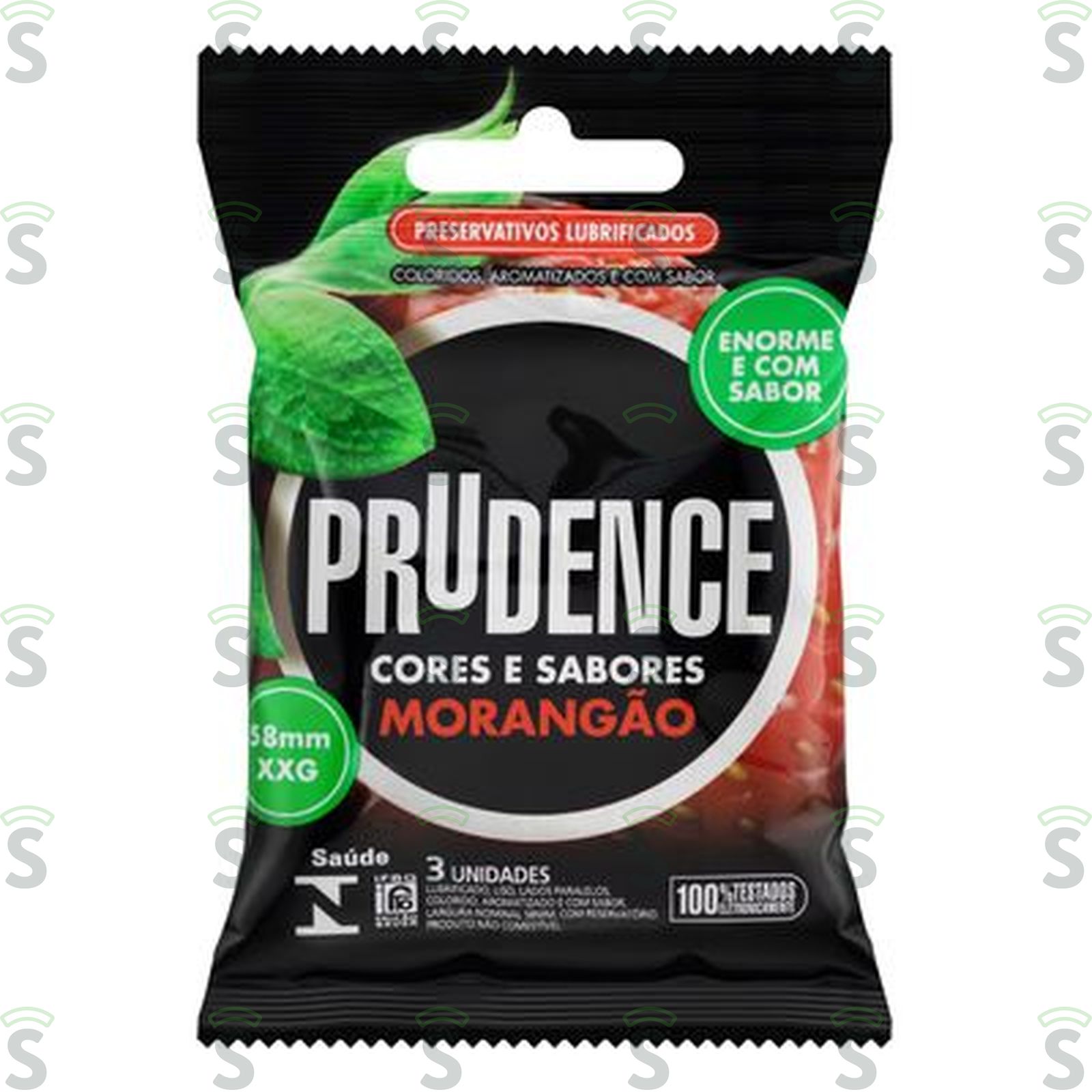 Preservativo Prudence Morangão Xxg Embalagem 3UN