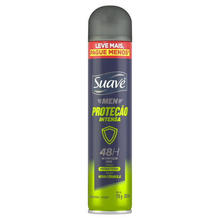 Desodorante Aerossol Suave 200ml - Men - Proteção Intensa -  Leve Mais, Pague Menos