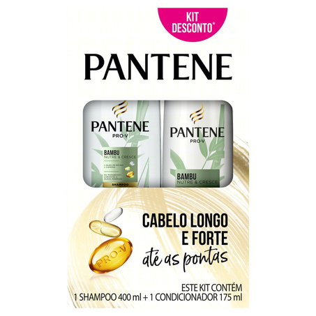 Conjunto Pantene 400ml - Shampoo + 175ml - Condicionador - Bambu