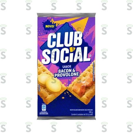  Club Social-biscoito 144g Bacon Provolon