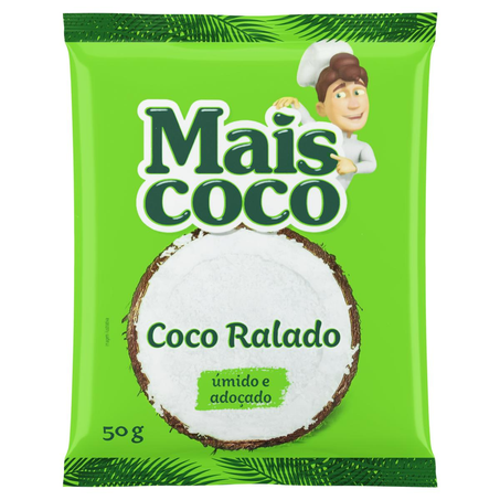 Coco Ralado Mais Coco 50g - Sachê