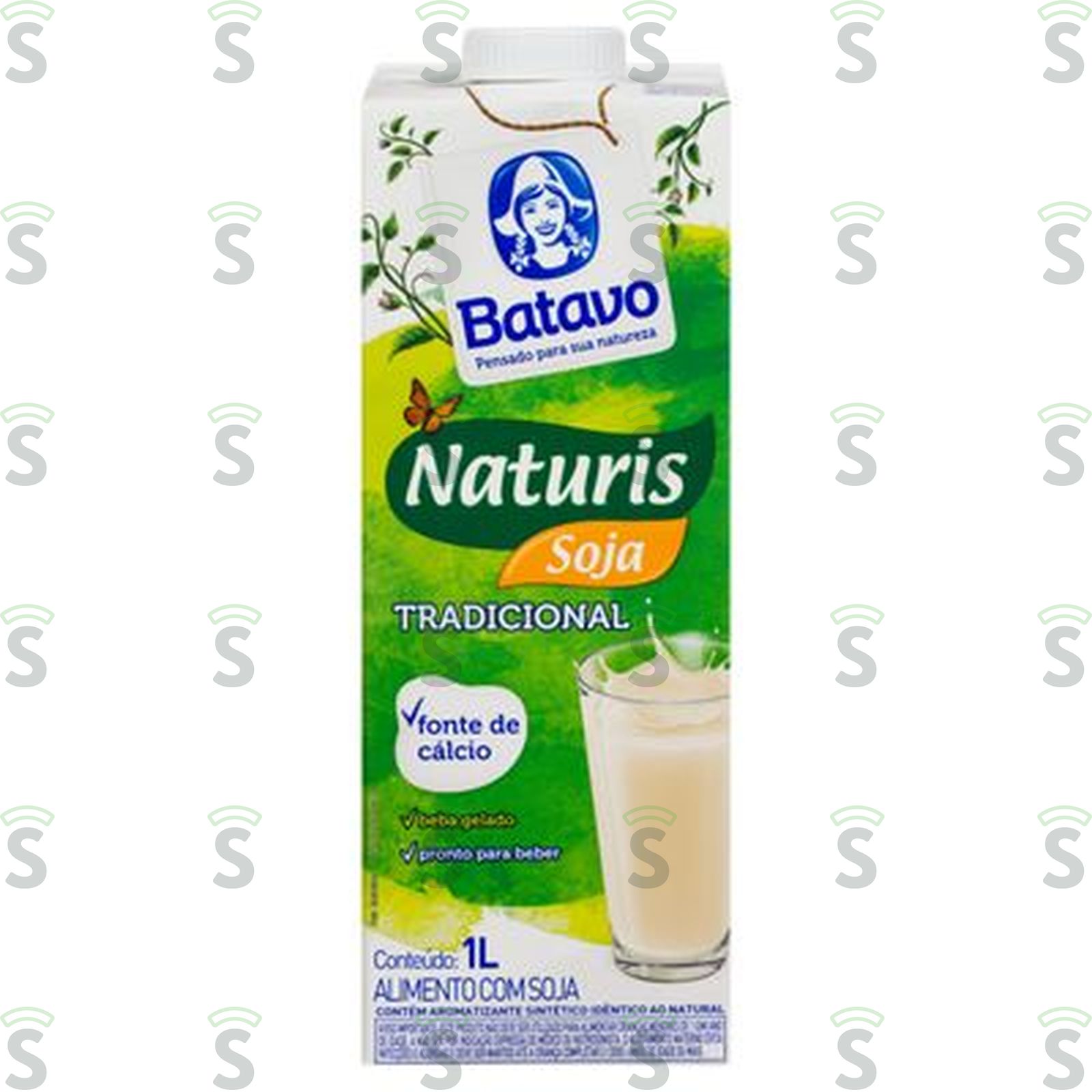 Bebida à base de Soja Tradicional Batavo Naturis Caixa 1lt
