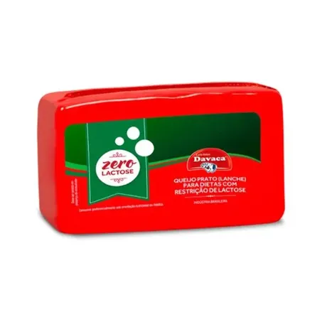 Davaca Queijo Prato Sem Lactose 500g