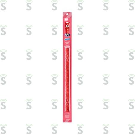  Bala Fini Super Gigante Tubes Regaliz Morango 27g