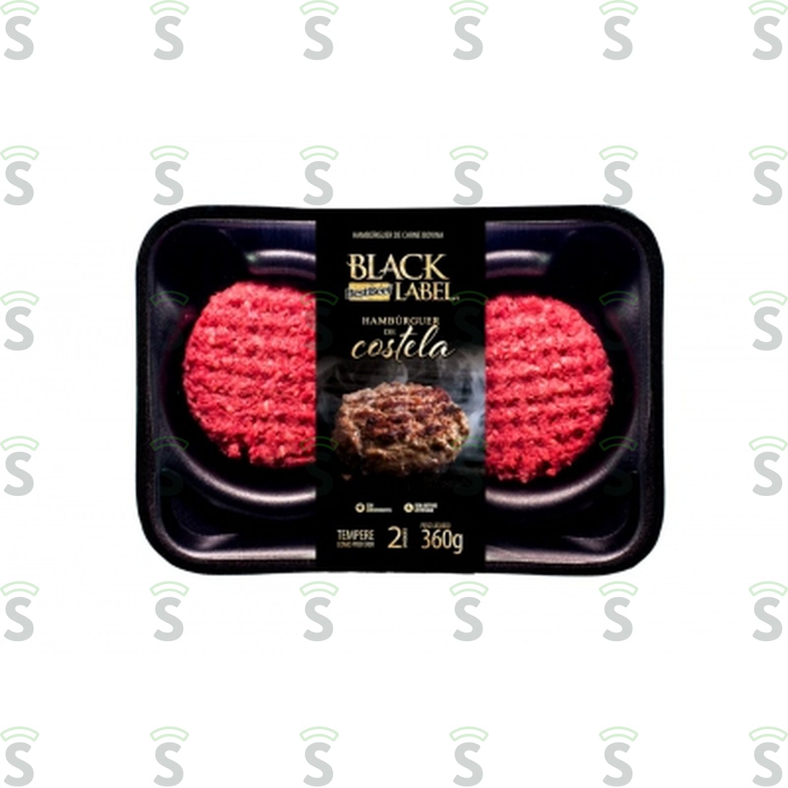 Hambúrguer Black Label Best Beef 360G
