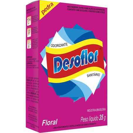 Pedra Sanitária Desoflor 35g - Floral