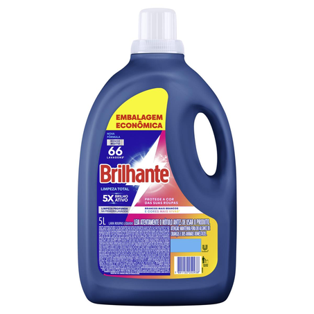 Sabão Líquido Brilhante 5 Litros - Limpeza Total
