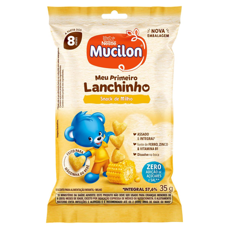 Biscoito Mucilon 35g - Sem Sal - Milho