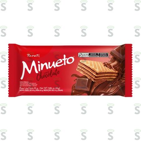  Parati-wafer Minueto 81g Chocolate