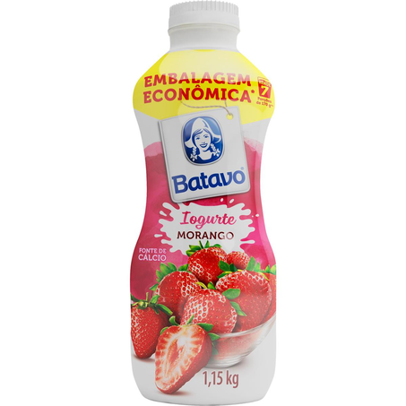 Iogurte Batavo 1,150g - Morango