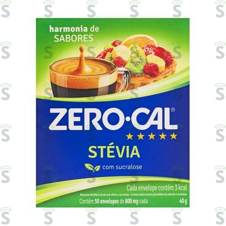  Adoçante Pó Zero Cal Stévia 40g