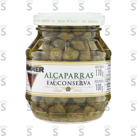  Alcaparras Em Conserva Hemmer Vidro 100g