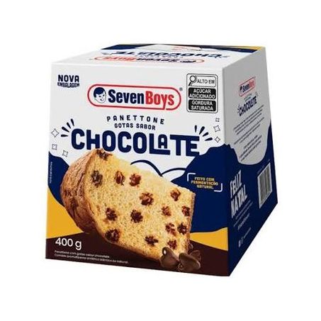 PANETTONE SEVEN BOYS 400G  GOTAS CHOCOLATE