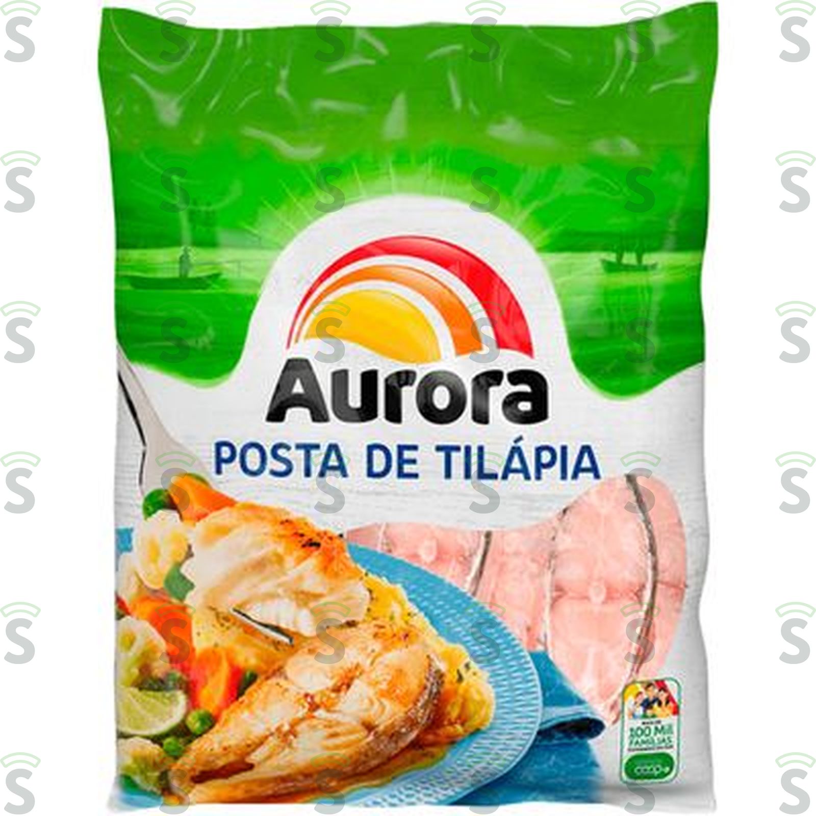 Posta de Tilapia Aurora Pacote 1KG