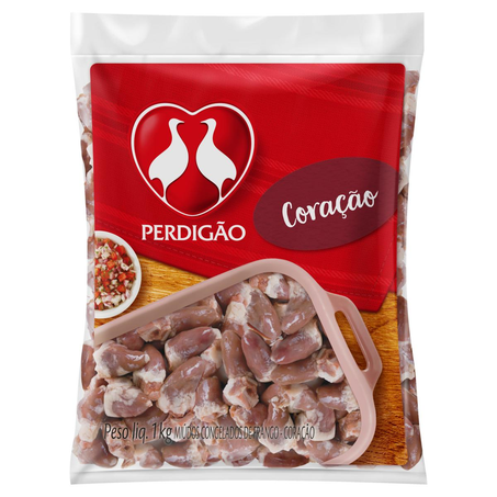 Coração de Frango Perdigão 1kg - Congelado