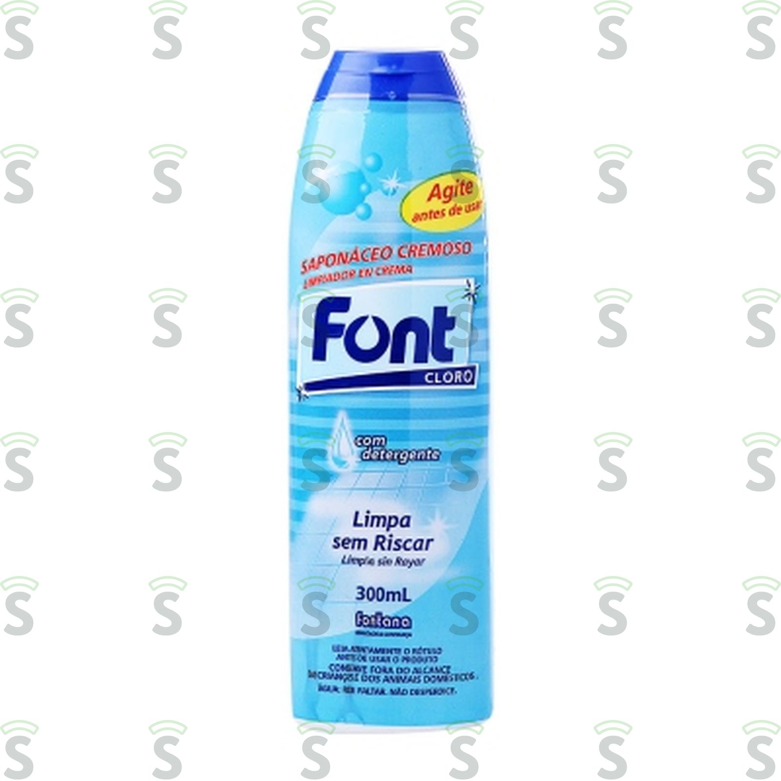 Saponáceo Cremoso Font com Cloro Embalagem 300ML