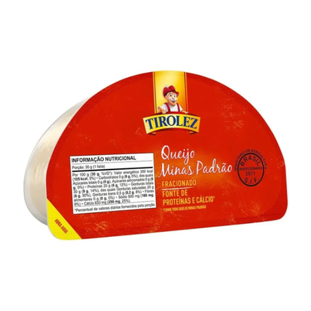 Queijo Minas padrão Tirolez - aproximadamente 500g