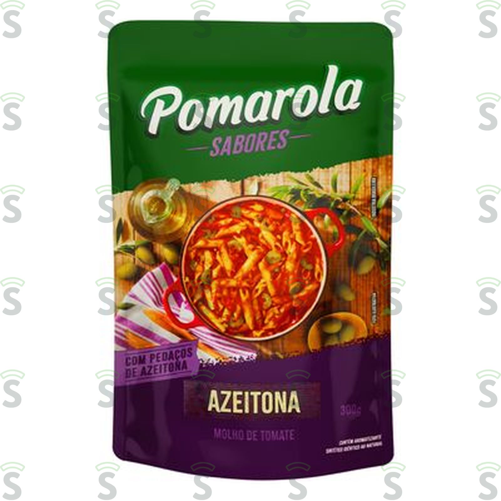 Molho tom pomarola cas.alho sc 300g