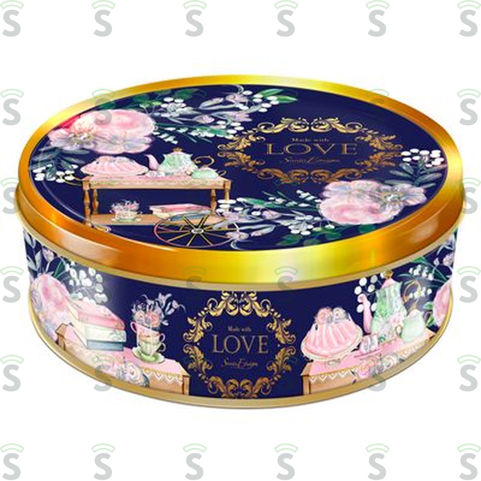 Cookies Santa Edwiges Danish Decorada Lata 340G