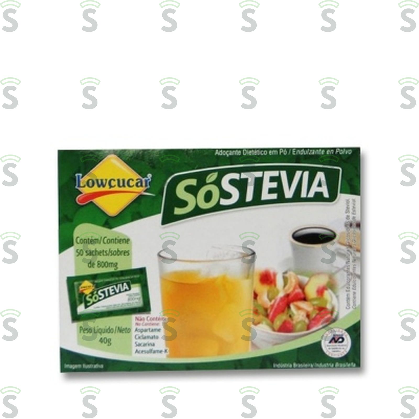 Adoçante Dietético em Pó Lowçucar SóStevia Caixa 25gr