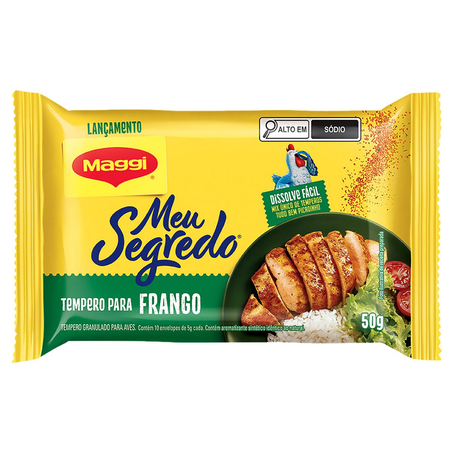 Tempero Maggi 50g - Meu Segredo - Frango
