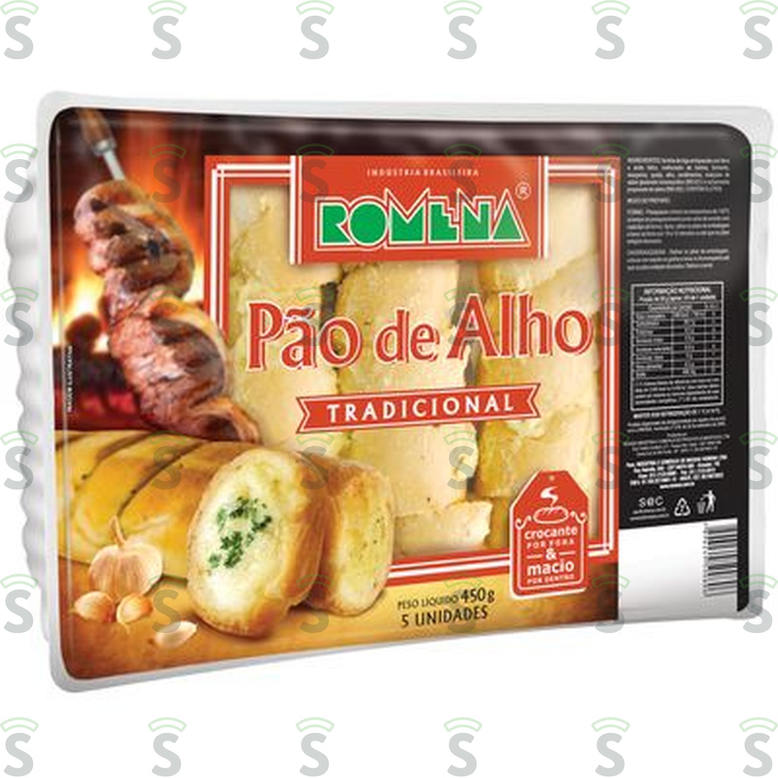 Pao De Alho Romena Sabor Tradicional 400G