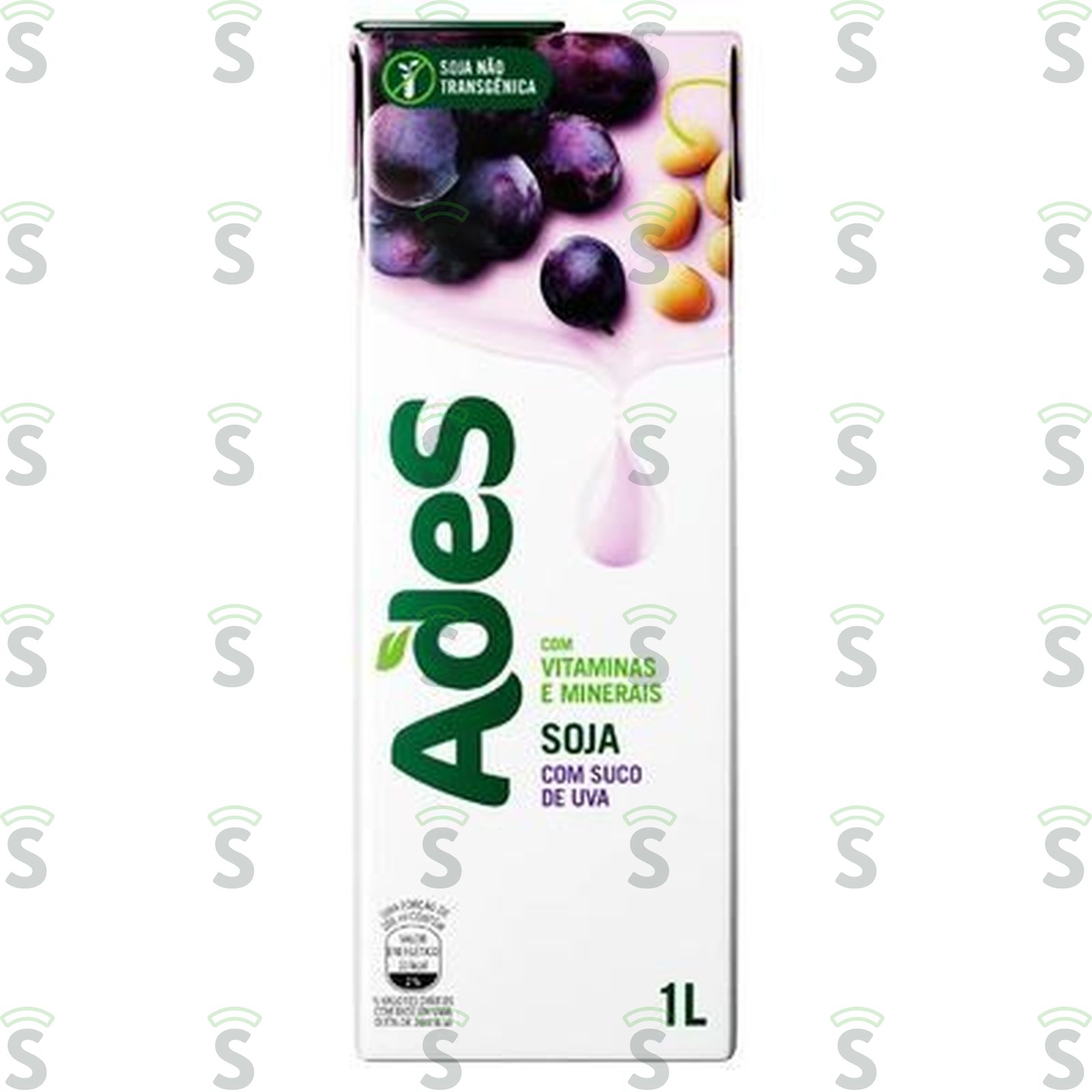 Ades-alimento c/soja 1l uva