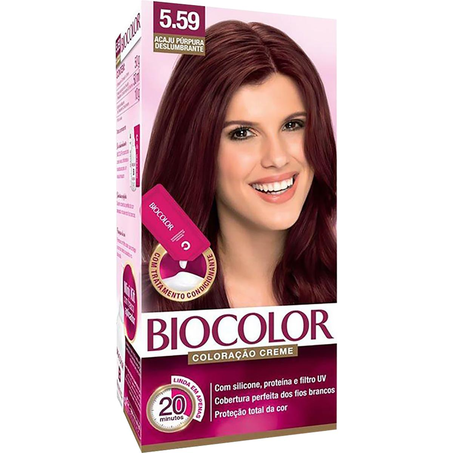 Tintura Biocolor N. 5.59 - Acaju Púrpura - Mini Kit