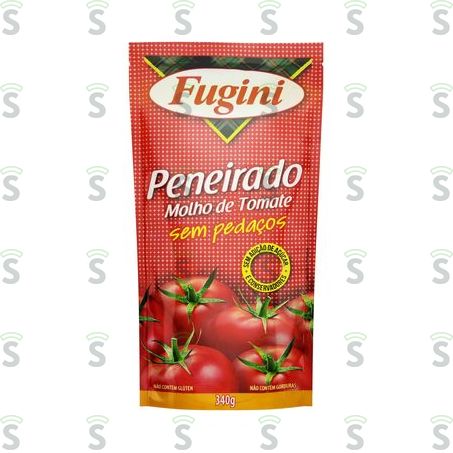 Molho de Tomate Peneirado Fugini Sachê 300gr