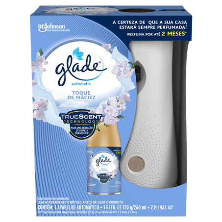 Purificador de Ar Automático Glade 269ml - Clean Linen - Aparelho