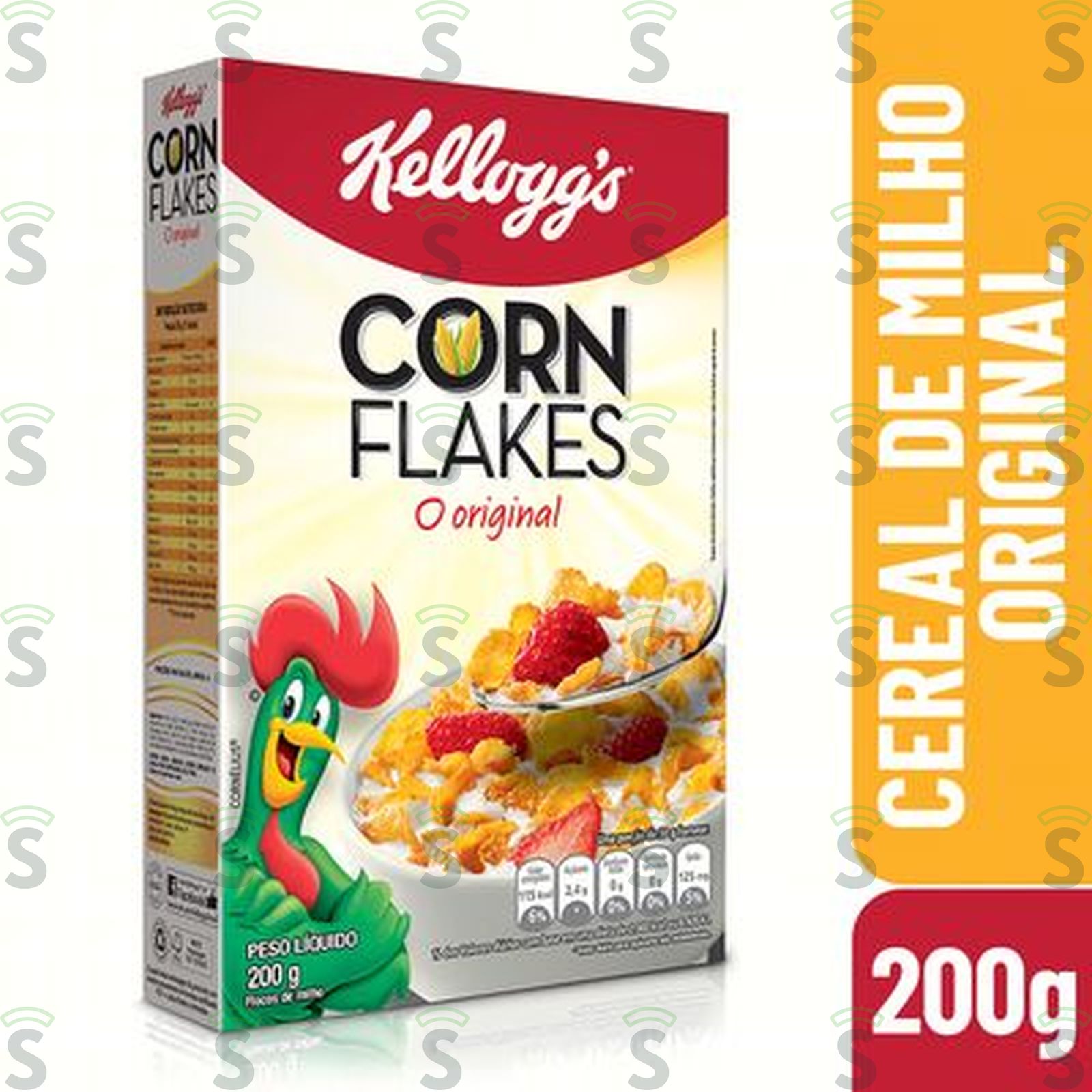 Cereal Matinal Kellogg's Corn Flakes Original Caixa 200gr
